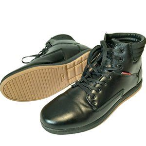 levi's high top canvas shoes